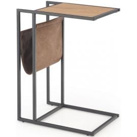 Журнальный столик Halmar Compact, 47x33x65 см, темно-коричневый, черный (V-CH-COMPACT-LAW) | Журнальные столики | prof.lv Viss Online