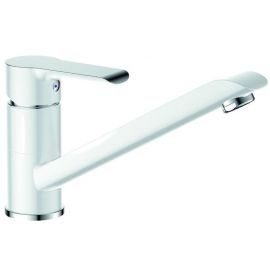 Vento Bari BR7205WHC Kitchen Sink Faucet White (35309) | Vento | prof.lv Viss Online