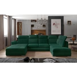 Eltap Evanell Monolith Corner Pull-Out Sofa 216x336x102cm, Green (Evl_19) | Corner couches | prof.lv Viss Online