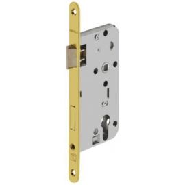 Hafele Door Lock PZ, Left, Class 2, Brass (911.03.845) | Hafele | prof.lv Viss Online