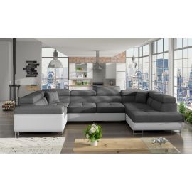 Eltap Letto Sawana/Soft Corner Pull-Out Sofa 58x202x90cm, Grey (Le_04) | Corner couches | prof.lv Viss Online