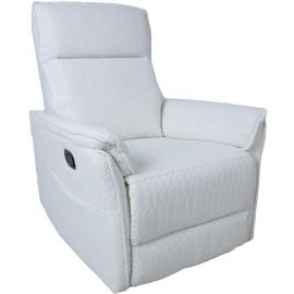 Кресло для отдыха Home4You Gerry, белое | Мягкая мебель | prof.lv Viss Online