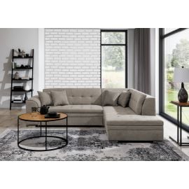 Eltap Pieretta Poco Corner Pull-Out Sofa 205x260x80cm, Grey (Prt_70) | Corner couches | prof.lv Viss Online