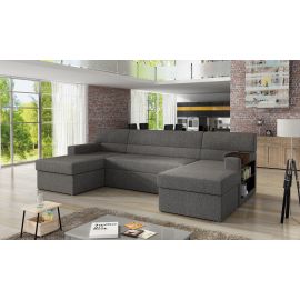 Eltap Markos Lars Corner Pull-Out Sofa 57x314x86cm, Grey (M03) | Living room furniture | prof.lv Viss Online