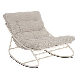 Šūpuļkrēsls Home4you Samba, 107x78x69cm, Pelēks (77839) | Dārza mēbeles | prof.lv Viss Online