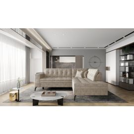 Eltap Lanvin Leve Corner Pull-Out Sofa 210x260x93cm, Beige (CO-LAN-RT-18LE) | Sofas | prof.lv Viss Online