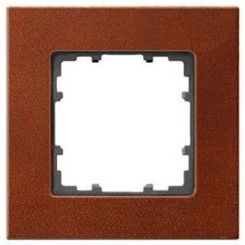 Siemens Delta Miro Surface-Mounted Frame 1-gang, Reddish Brown (5TG1101-2) | Mounted switches and contacts | prof.lv Viss Online