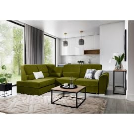 Eltap Siber Loco Corner Pull-Out Sofa 186x270x93cm, Green (CO-SIB-LT-33LO) | Corner couches | prof.lv Viss Online