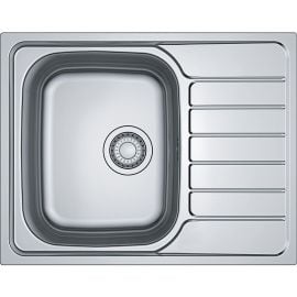 Franke Spark SKN 611-63 Встроенная кухонная мойка из нержавеющей стали, без выпускного клапана (101.0605.605) | Металлические раковины | prof.lv Viss Online