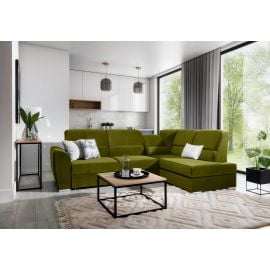 Eltap Siber Loco Corner Pull-Out Sofa 186x270x93cm, Green (CO-SIB-RT-33LO) | Sofas | prof.lv Viss Online