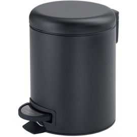 Gedy Potty Bathroom Waste Bin (Trash Can) with Pedal, 3l, Black (3209-14) | Bathroom waste bins | prof.lv Viss Online