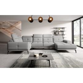 Eltap Neviro Gojo Corner Sofa 201x350x77cm, Grey (CO-NEV-LT-04GO) | Sofas | prof.lv Viss Online