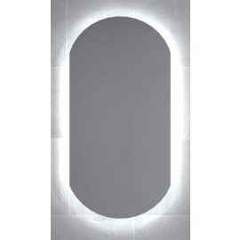 Зеркало для ванной комнаты Bianca от Stikla Serviss с интегрированной LED подсветкой, серого цвета | Зеркала для ванной комнаты | prof.lv Viss Online