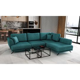 Eltap Larde Borneo Corner Pull-Out Sofa 191x276x90cm, Blue (CO-LAR-RT-38BO) | Corner couches | prof.lv Viss Online