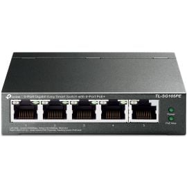 Коммутатор TP-Link TL-SG105PE черный | Сетевое оборудование | prof.lv Viss Online