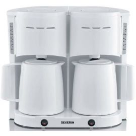 Severin Duo Filter Coffee Maker KA 5830 Coffee Machine with Drip Filter White (T-MLX44154) | Kafijas automāti ar pilienu filtru | prof.lv Viss Online