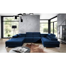 Eltap Eduardo Kronos Corner Pull-Out Sofa 202x345x90cm, Blue (Edr_104) | Corner couches | prof.lv Viss Online