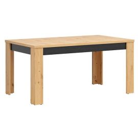 Черно-красно-белый раскладной стол Ostia 160x90 см, дуб/черный | Кухонные столы | prof.lv Viss Online