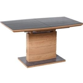Журнальный столик Halmar Concord раскладной 140x80 см, серый | Стеклянные столы | prof.lv Viss Online