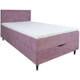 Home4You Laara Single Bed 120x200cm, With Mattress, Pink (78076) | Beds | prof.lv Viss Online