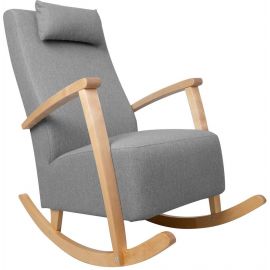 Šūpuļkrēsls Home4You Venla 102x65.5x104cm, Pelēks (15613) | Šūpuļkrēsli | prof.lv Viss Online
