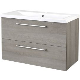 Raguvos Furniture Scandic 81 Bathroom Sink with Cabinet Grey (15112503)