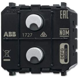Abb SSA-F-1.1.PB.1-WL Wireless Sensor/Wall Switch 1/1-way Black (2CKA006200A0108) | Smart switches, controllers | prof.lv Viss Online
