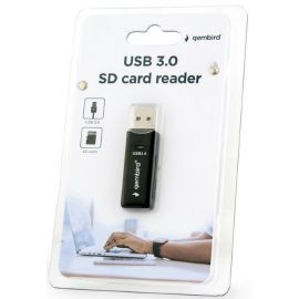 Gembird UHB-CR3-01 External Memory Card Reader USB-A, Black | Memory card readers | prof.lv Viss Online