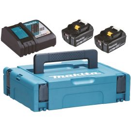 Makita 198116-4 Charger 18V + Batteries 2x18V, 6Ah | Battery and charger kits | prof.lv Viss Online