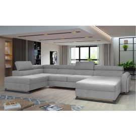 Извлекаемый угловой диван Eltap Josette Monolith 190x370x98 см, левый угол, серый (Jos_16) | Eltap | prof.lv Viss Online