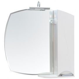 Зеркальный шкаф Aqua Rodos Glorija ZGLP75 R 75 см белый, правый (195656)