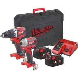 Milwaukee M18 CBLPP2B-502C Tool Kit 18V, 2x4Ah (4933464718) | Tool sets | prof.lv Viss Online