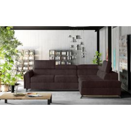 Stūra Dīvāns Izvelkams Eltap Kairos Kronos 197x265x95cm Labais Stūris Brūns (Kr_21) | Izvelkamie dīvāni | prof.lv Viss Online