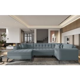 Eltap Montez Savoi Corner Pull-Out Sofa 180x340x93cm, Blue (CO-MON-LT-100SA) | Living room furniture | prof.lv Viss Online