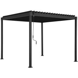 Dārza Nojume Home4You Mirador-80 3x3m Tumši Pelēka (19486) | Садовые навесы | prof.lv Viss Online