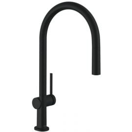 Hansgrohe Talis M54 210 1jet Kitchen Faucet with Pull-Out Spray, Matte Black (HG72802670) | Kitchen mixers | prof.lv Viss Online