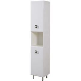 Aqua Rodos Mobis R Tall Cabinet (Penal) White, Right (195766) | High cabinets | prof.lv Viss Online