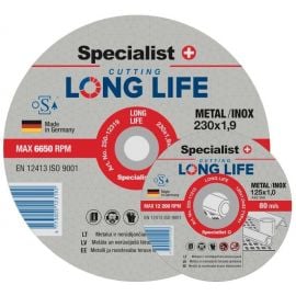 Диск для резки металла Specialist+ LongLife | Режущие диски | prof.lv Viss Online