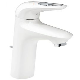 Grohe Eurostyle New Loop S 33558LS3 Смеситель для ванных комнат с сливным устройством, белый/хром | Grohe | prof.lv Viss Online