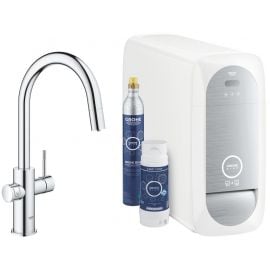 Grohe Blue Home 31541000 Kitchen Faucet with Pull-Out Head Chrome, with Filtration System | Grohe | prof.lv Viss Online