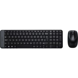 Logitech MK220 Клавиатура + Мышь RU/EN Черный (920-003169) | Клавиатуры | prof.lv Viss Online