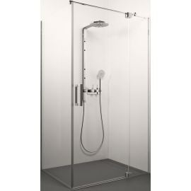 Glass Service Greta 80x80cm H=200cm Square Shower Enclosure Transparent Chrome (80x80GRE) | Shower cabines | prof.lv Viss Online
