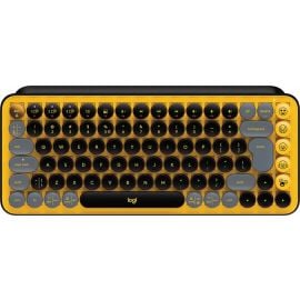 Logitech POP Keys Keyboard US Yellow/Black (920-010735) | Keyboards | prof.lv Viss Online