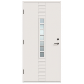 Viljandi Andre VU-T1 7R Exterior Door, White, 888x2080mm, Left (510308) | Exterior doors | prof.lv Viss Online