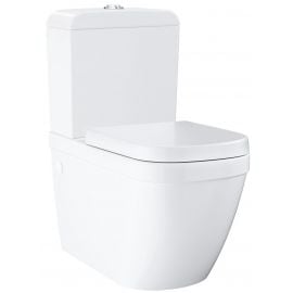 Grohe EuroCeramic Toilet Bowl Rimless with Horizontal (90°) Outlet Soft Close Quick Release Seat White 39462000 | Toilet bowls | prof.lv Viss Online