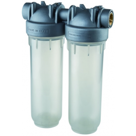 Ūdens Filtra Korpuss Atlas Filtri DP 10 Duo OT Sanic TS 10” | Mehāniskie ūdens filtri | prof.lv Viss Online