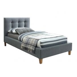 Односпальная кровать Signal Texas 90x200 см, без матраса, серого цвета | Односпальные кровати | prof.lv Viss Online