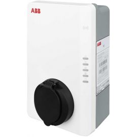 ABB Terra AC Electric Vehicle Charging Station, Type 2 Cable, 22kW, RFID, With Display, White (6AGC081280) | Car accessories | prof.lv Viss Online