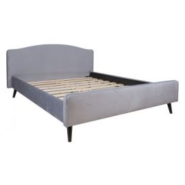 Home4You Laura Double Bed 160x200cm, Without Mattress, Light Grey | Double beds | prof.lv Viss Online
