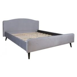 Home4You Laura Double Bed 160x200cm, Without Mattress, Light Grey | Beds | prof.lv Viss Online